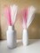 Pink Pampas Grass Artificial Colored Pompas Grass Faux Pampas Grass Blush Fake Pampas Vase Room Decoration Pink Decor